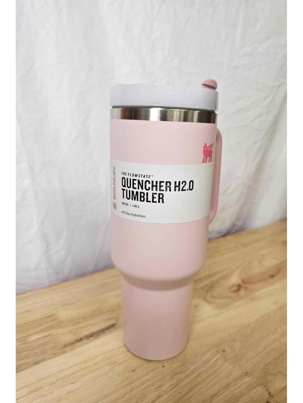 Stanley Quencher H2.0 40oz Tumbler | Pink | New | FlowState Lid